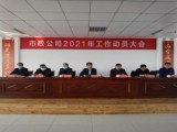 公司2021年工作動(dòng)員會(huì)召開
